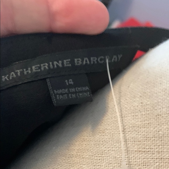 Katherine Barclay perfect Black Knee-Length Dress with 1/3 vegan leather - Picture 4 of 8